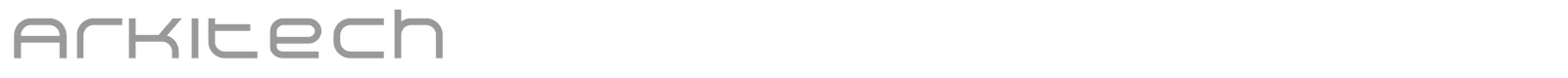 Arkitech font preview